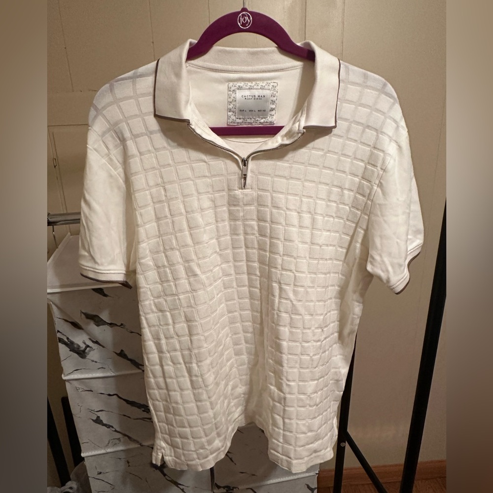 Cactus Man, Ricky Singh, White, L shirt